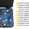 B&W Outdoor - Type 6000 DJI FPV Combo (For 6+2 Batteries, Black)