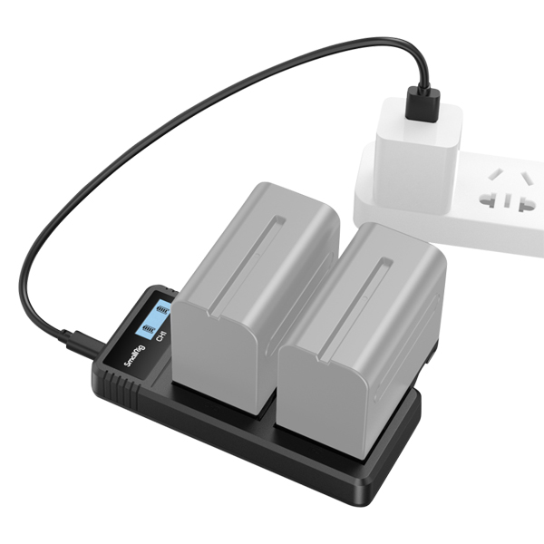 3_1 SmallRig - 4086 Battery Charger For NP-F970 Batteries