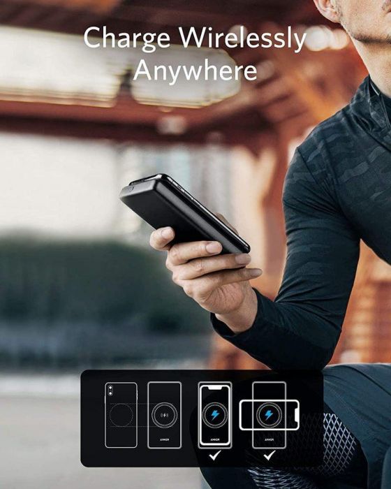 Anker - 10000mAh PowerCore III Sense Wireless