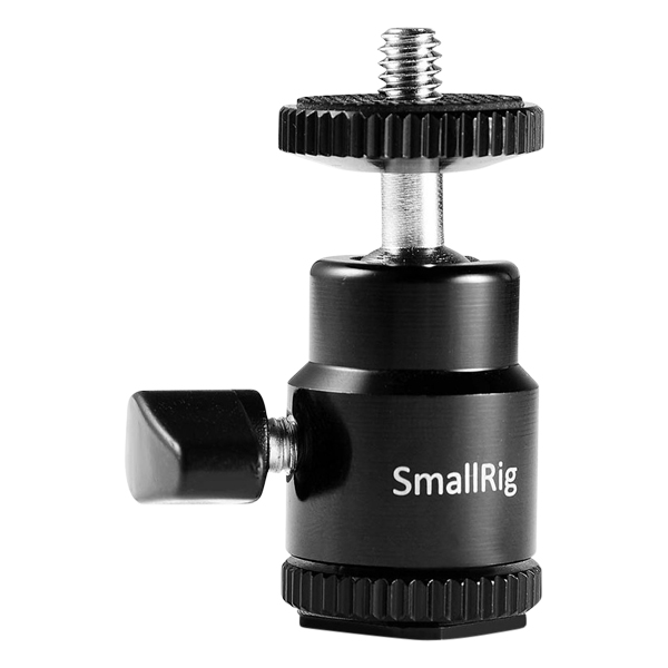 6_3 SmallRig - 761 Cold shoe mount - Ballhead 1/4" screw