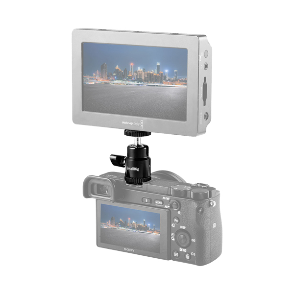 6_5 SmallRig - 761 Cold shoe mount - Ballhead 1/4" screw