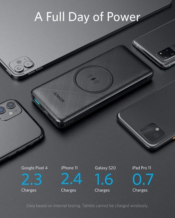 Anker - 10000mAh PowerCore III Sense Wireless