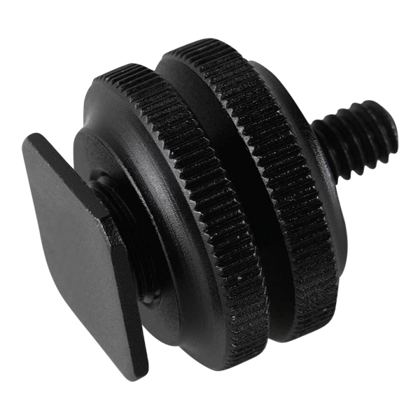 SmallRig - 1631 Cold Shoe Adpt w/ 3/8" - 1/4" Thread