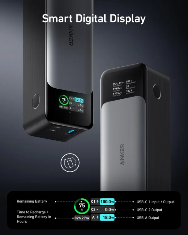 Anker - 737 Power Bank (PowerCore 24K)