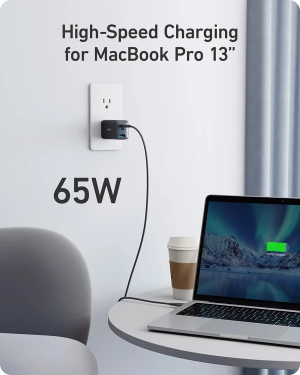 Anker - PowerPort III (3-port 65W pod)