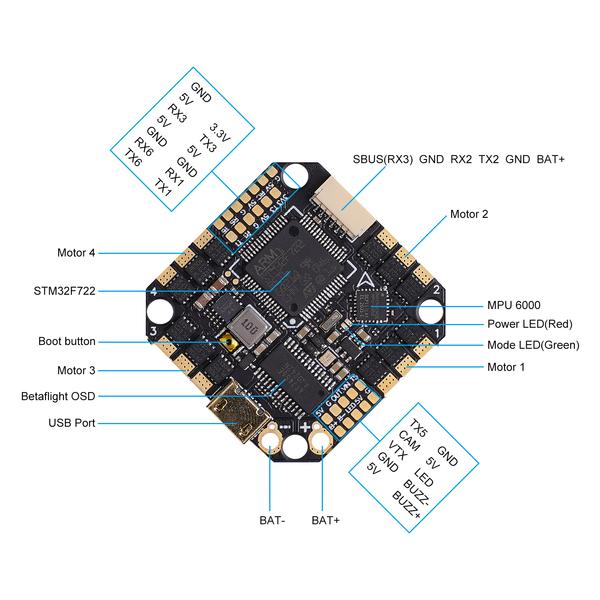 F722 2-6S AIO 35A(BLHeli_S) F722 2-6S AIO 35A(BLHeli_S)