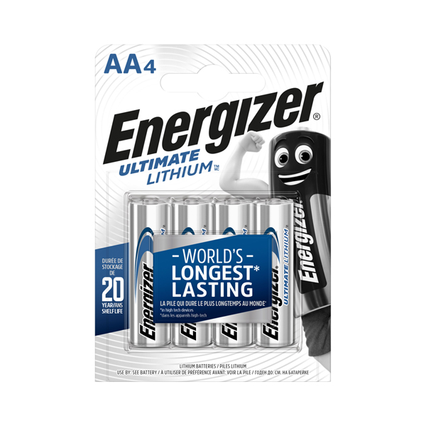 aa4 Energizer - Ultimate Lithium (AA 4-pack)