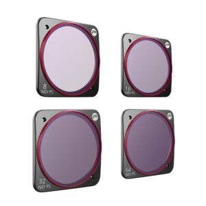 Pgytech - DJI ACTION 2 FILTERS - ND-PL Set（NDPL 8 16 32 64) (Professional)