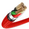 Baseus Halo (USB - Lightning ; 0,50m; red)