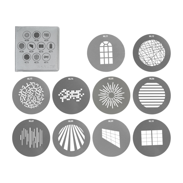 Nanlite - FM Mount Projection Attachment GOBO Set 1