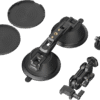 SmallRig - 3566 Suction Cup Portable Dual with Camera Mount SC-2K
