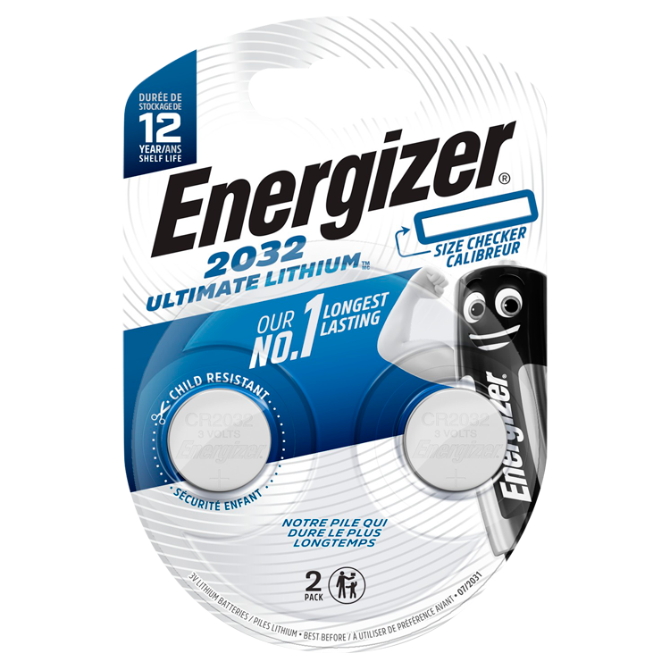 Energizer Lithium Miniature CR2430 2 pack