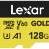 Lexar microSD GOLD microSDXC UHS-II/C10/A1/U3 R280/W100 (V60) 128GB