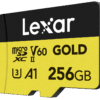 Lexar microSD GOLD microSDXC UHS-II/C10/A1/U3 R280/W100 (60) 256GB
