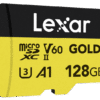 Lexar microSD GOLD microSDXC UHS-II/C10/A1/U3 R280/W100 (V60) 128GB