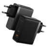 BASEUS seinaadapter 100W (must)