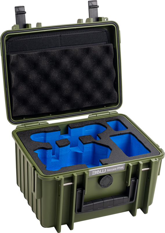 01_126684 BW Outdoor Cases Type 2000 DJI Mini 4 Pro jaoks / Pronksroheline