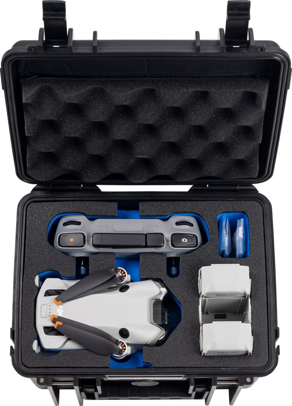 04_126682 BW Outdoor Cases Type 2000 DJI Mini 4 Pro jaoks / Must