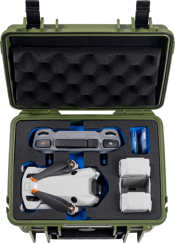 04_126684 BW Outdoor Cases Type 2000 DJI Mini 4 Pro jaoks / Pronksroheline