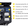 BW Outdoor Cases Type 2000 DJI Mini 4 Pro jaoks / Must