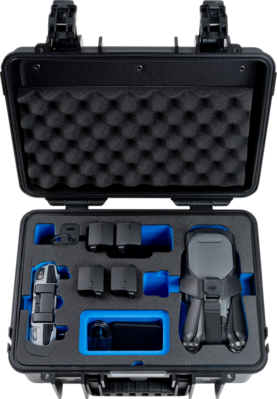 800q-04_118148 BW Välikohver Tüüp 4000 DJI Mavic 3 / Mavic 3 Fly More Combo / Mavic 3 CINE Premium Combo jaoks, must