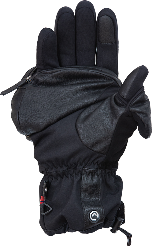 05_121316 Vallerret Skadi Zipper Mitt LRS: Black XL