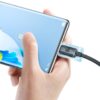 Baseus Crystal Shine Cable USB to USB-C 100W 1.2m Black