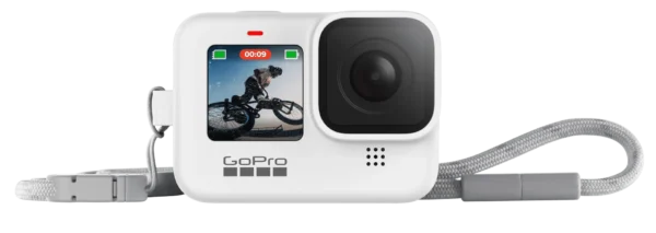 pdp-h9b_sleeve-lanyard-white-gallery-1 GoPro Silikoonümbris + Kaelapael (Hero9/10/11/12) Valge
