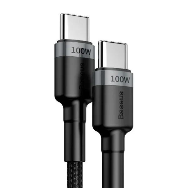 CABLE USB-C PD 2.0 200cm Baseus Cafule 100W Fast Charge Support