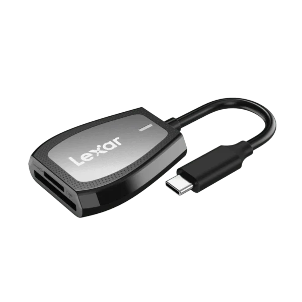 Lexar - Cardreader LRW470U SD & microSD UHS-II Dual-Slot Reader (USB-C)