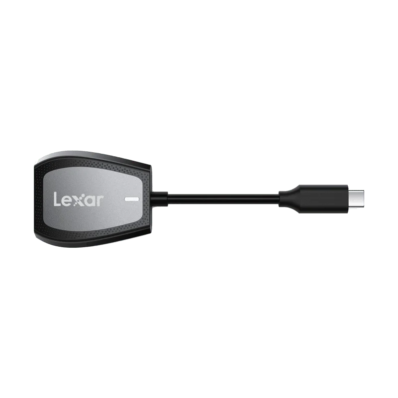 Lexar - kaardilugeja LRW470U SD ja microSD UHS-II kaheslotiline lugeja (USB-C)
