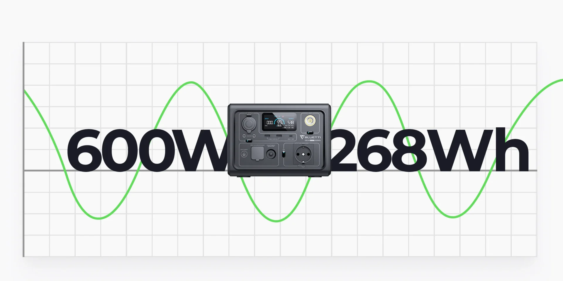 Bluetti - EB3A (268Wh)