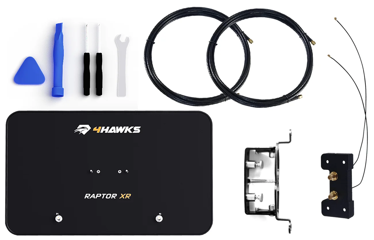 Raptor XR Paneelantenn (DJI RC-N1) + 10m kaabel