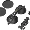 SmallRig - 3566 Suction Cup Portable Dual with Camera Mount SC-2K