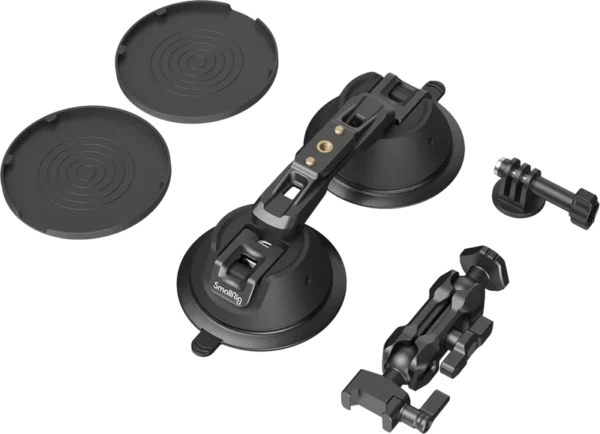 SmallRig - 3566 Suction Cup Portable Dual with Camera Mount SC-2K
