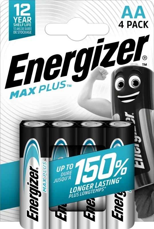 Energizer Max Plus AA 4-Pack