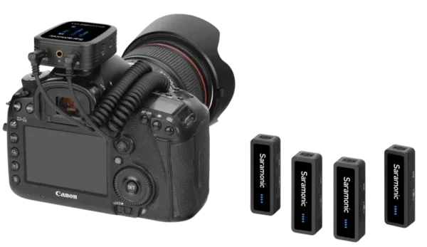 Saramonic Blink 500 Pro B8 2,4GHz wireless w/3,5mm / 4-Channel Wireless Microphone System
