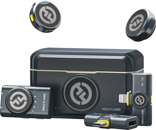 Hollyland Lark M2 Combo - Wireless Lavalier Microphone