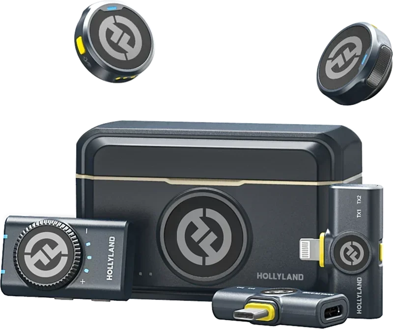 Hollyland Lark M2 Combo - Wireless Lavalier Microphone