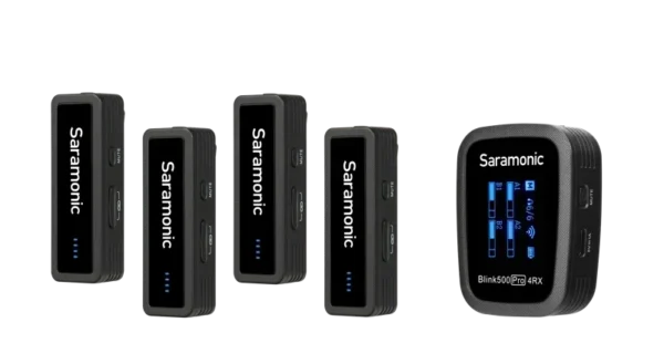 Saramonic Blink 500 Pro B8 2,4GHz wireless w/3,5mm / 4-Channel Wireless Microphone System