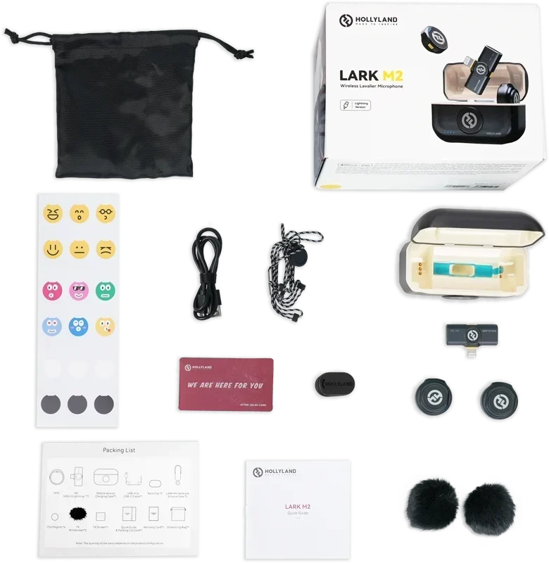 Hollyland Lark M2 Lightning - Wireless Lavalier Microphone with Lightning Plug