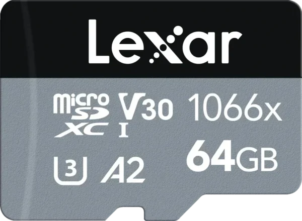 Lexar PRO Silver microSD mälukaart + adapter
