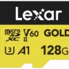 Lexar microSD GOLD microSDXC UHS-II/C10/A1/U3 R280/W100 (V60) 128GB