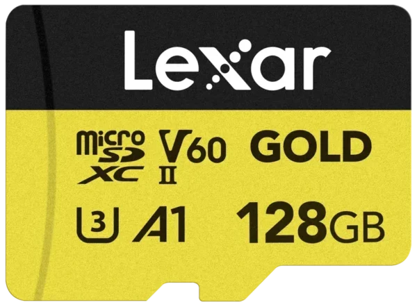 Lexar microSD GOLD microSDXC UHS-II/C10/A1/U3 R280/W100 (V60) 128GB