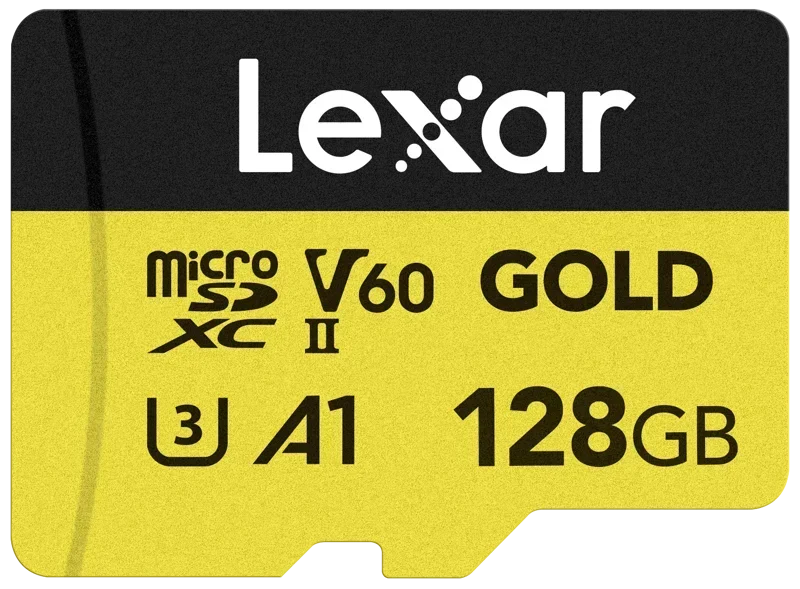 Lexar microSD GOLD microSDXC UHS-II/C10/A1/U3 R280/W100 (V60) 128GB