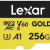 Lexar microSD GOLD microSDXC UHS-II/C10/A1/U3 R280/W100 (60) 256GB