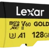 Lexar microSD GOLD microSDXC UHS-II/C10/A1/U3 R280/W100 (V60) 128GB