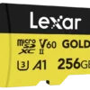Lexar microSD GOLD microSDXC UHS-II/C10/A1/U3 R280/W100 (60) 256GB