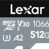 Lexar PRO Silver microSD mälukaart + adapter