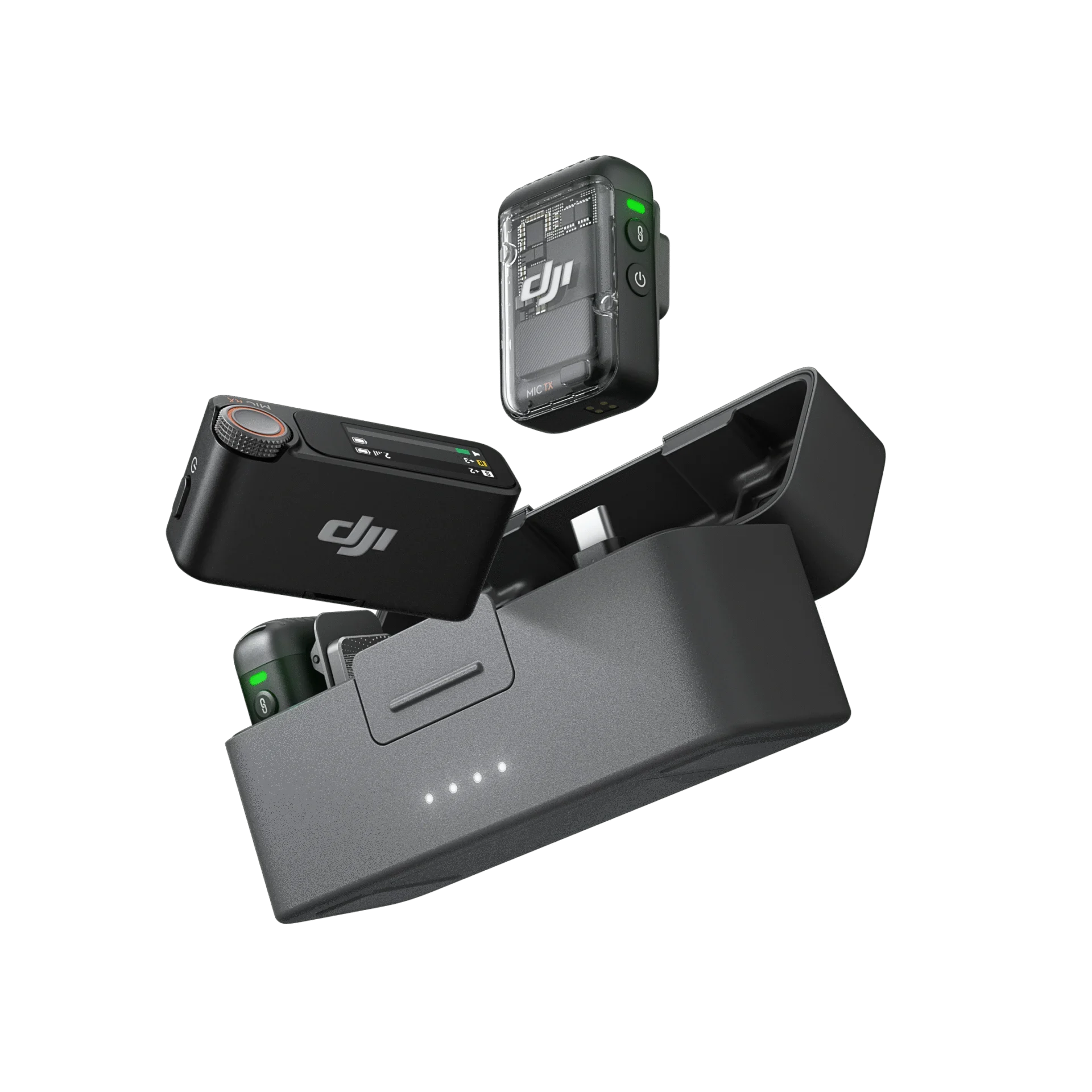 DJI MIC 2 (2TX+1RX+laadimiskarp)